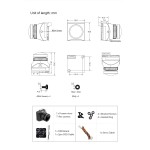 FOXEER Micro Nano Mini Toothless 2CMOS 1/2 Sensor 1200TVL FPV OSD Camera FPV Drone Camera